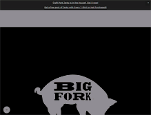 Tablet Screenshot of bigforkbrands.com